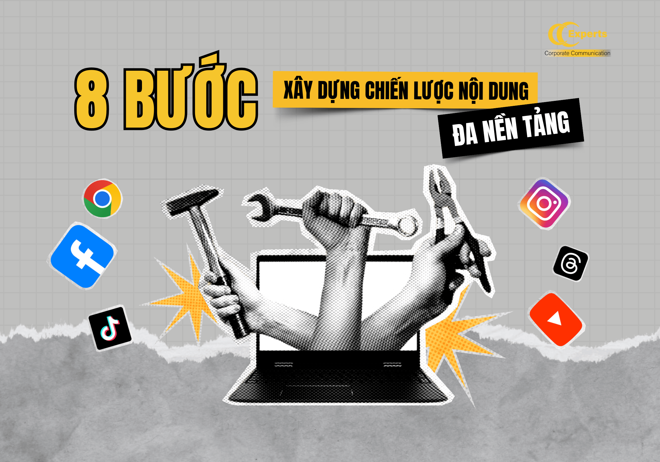 8 bước xây dựng chiến lược nội dung đa nền tảng