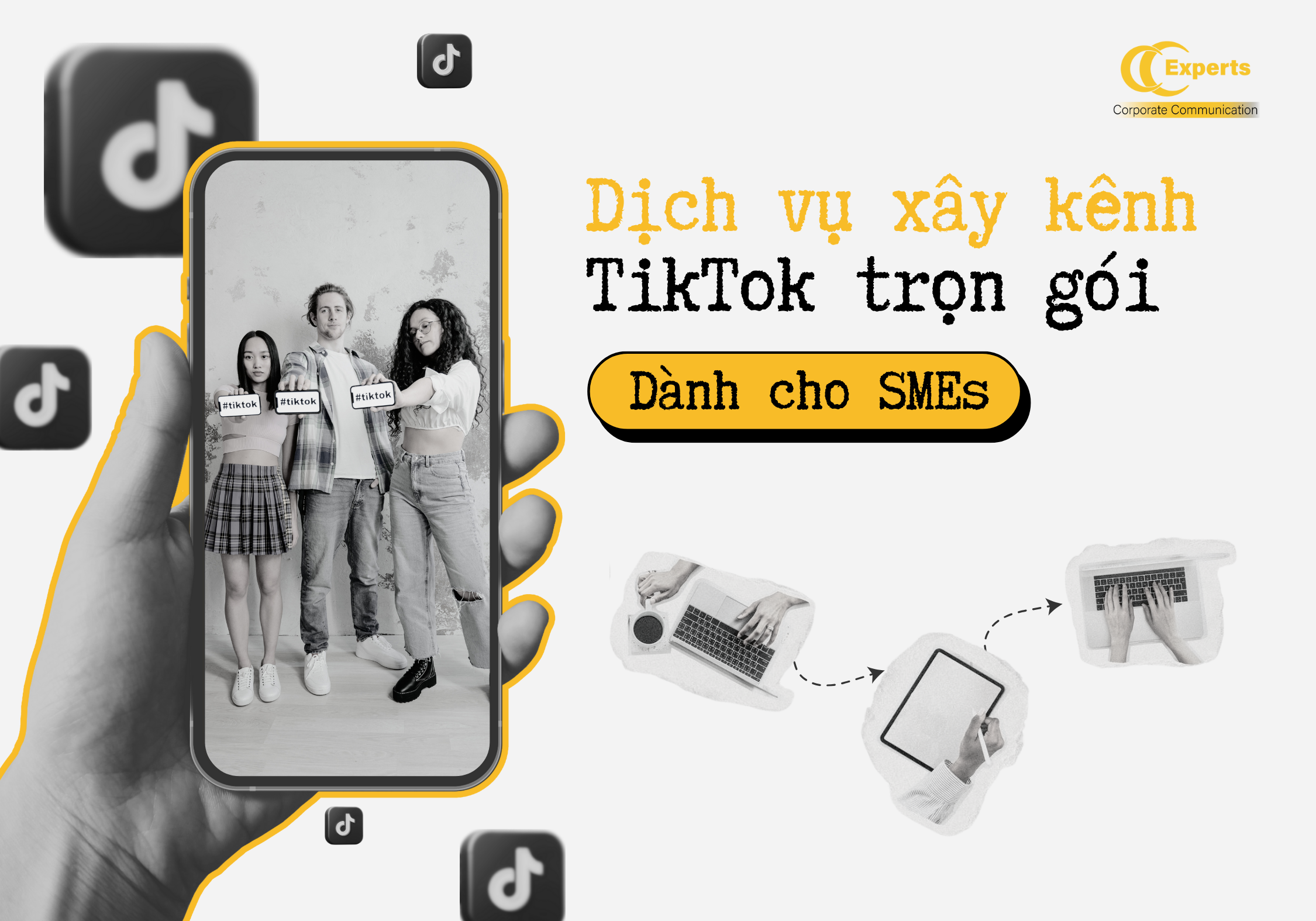 Dịch vụ xây kênh TikTok trọn gói, chuyên nghiệp tại CCExperts