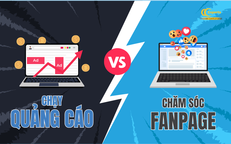 Phân biệt giữa chăm sóc Fanpage và chạy (ADS) hiệu quả trên Facebook cho người mới bắt đầu